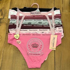 Brand New Juicy Couture 7 Pack Panties.